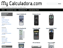 Tablet Screenshot of mycalculadora.com